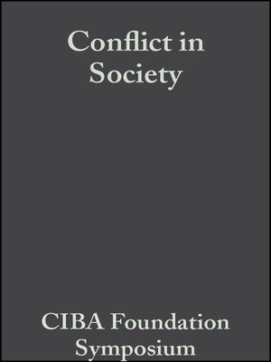 cover image of Conflict in Society
